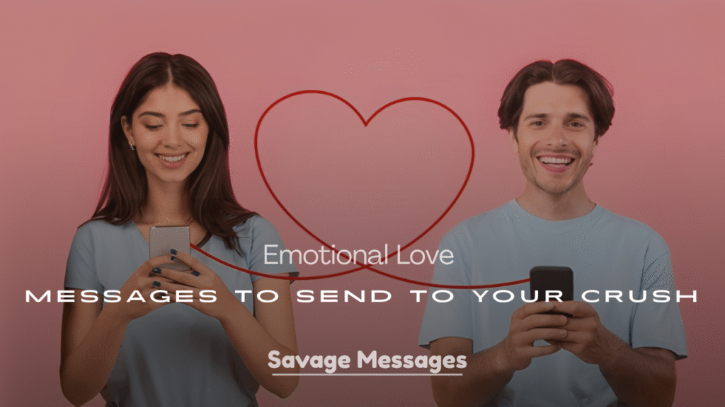 Emotional Love Messages to Send Your Crush