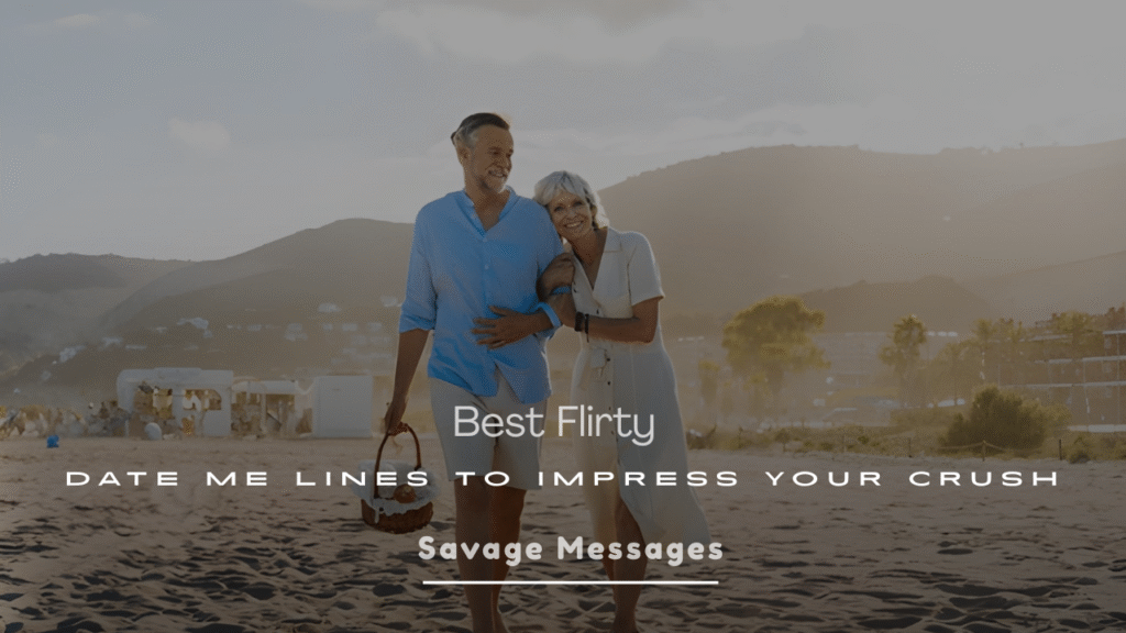 Flirty Date Me Lines to Impress Your Crush