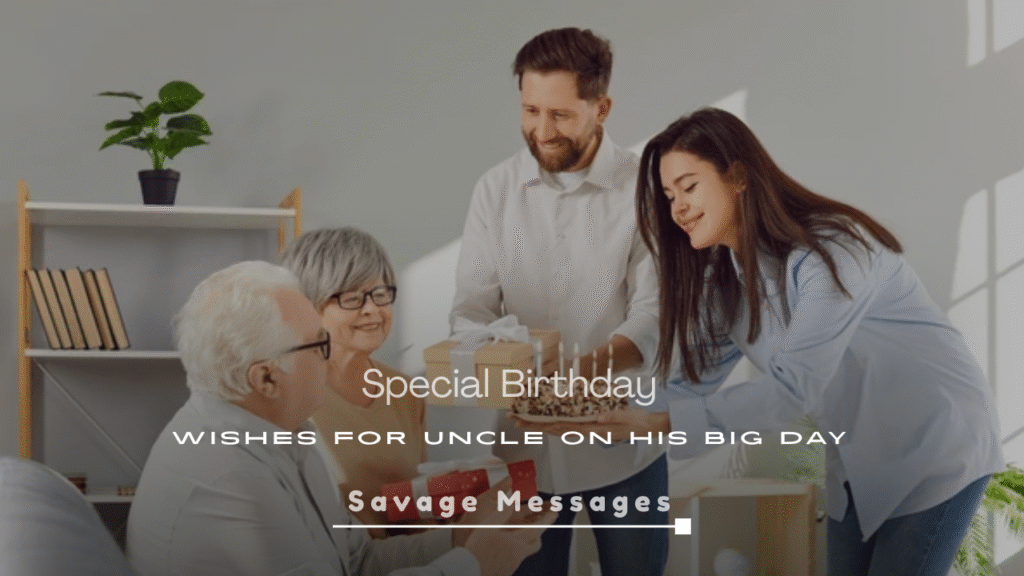 Special Birthday Wishes for Uncle on His Big Day