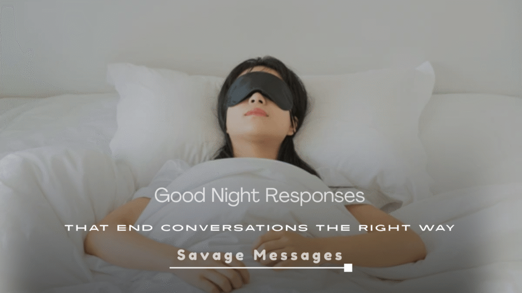 Good Night Responses