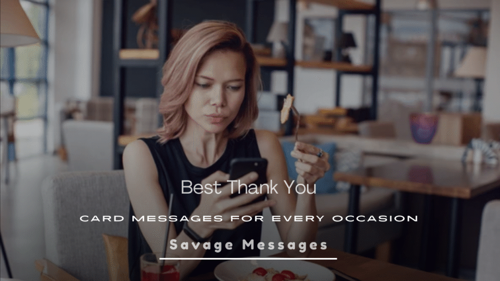 Thank You Card Messages for Every Occasion