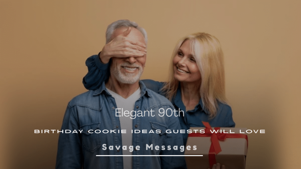 90th Birthday Cookie Ideas