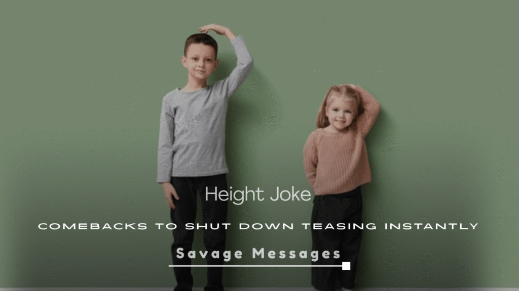 Height Joke Comebacks