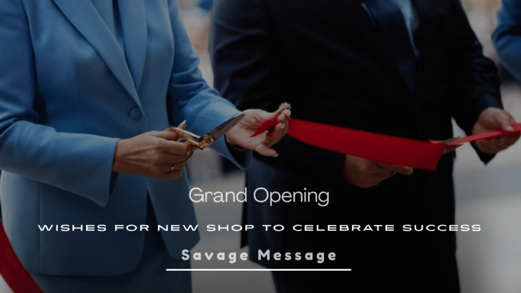 Grand Opening Wishes